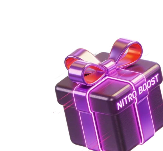 Violettes Nitro-Geschenk